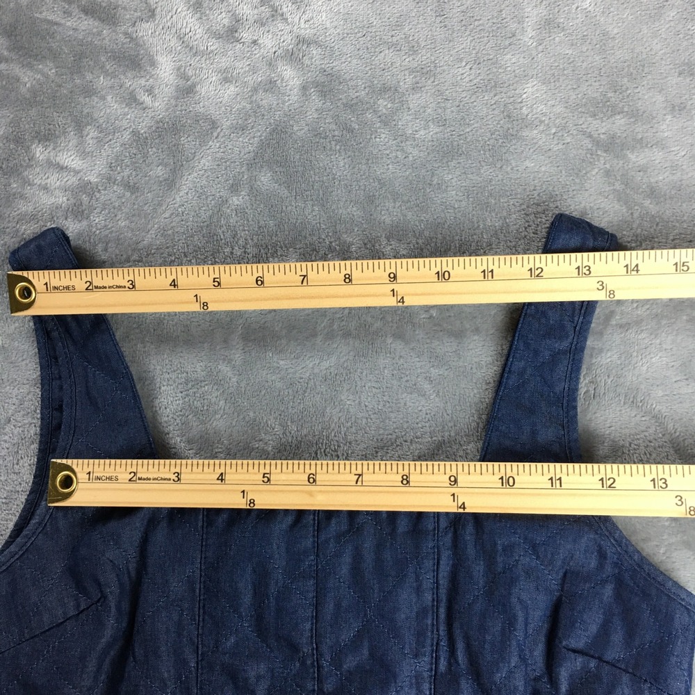 NWOT Lioness Blue Denim Corset Tank Top S Sleeveless Bodice Summer‎ Punk Rock - Picture 10 of 16